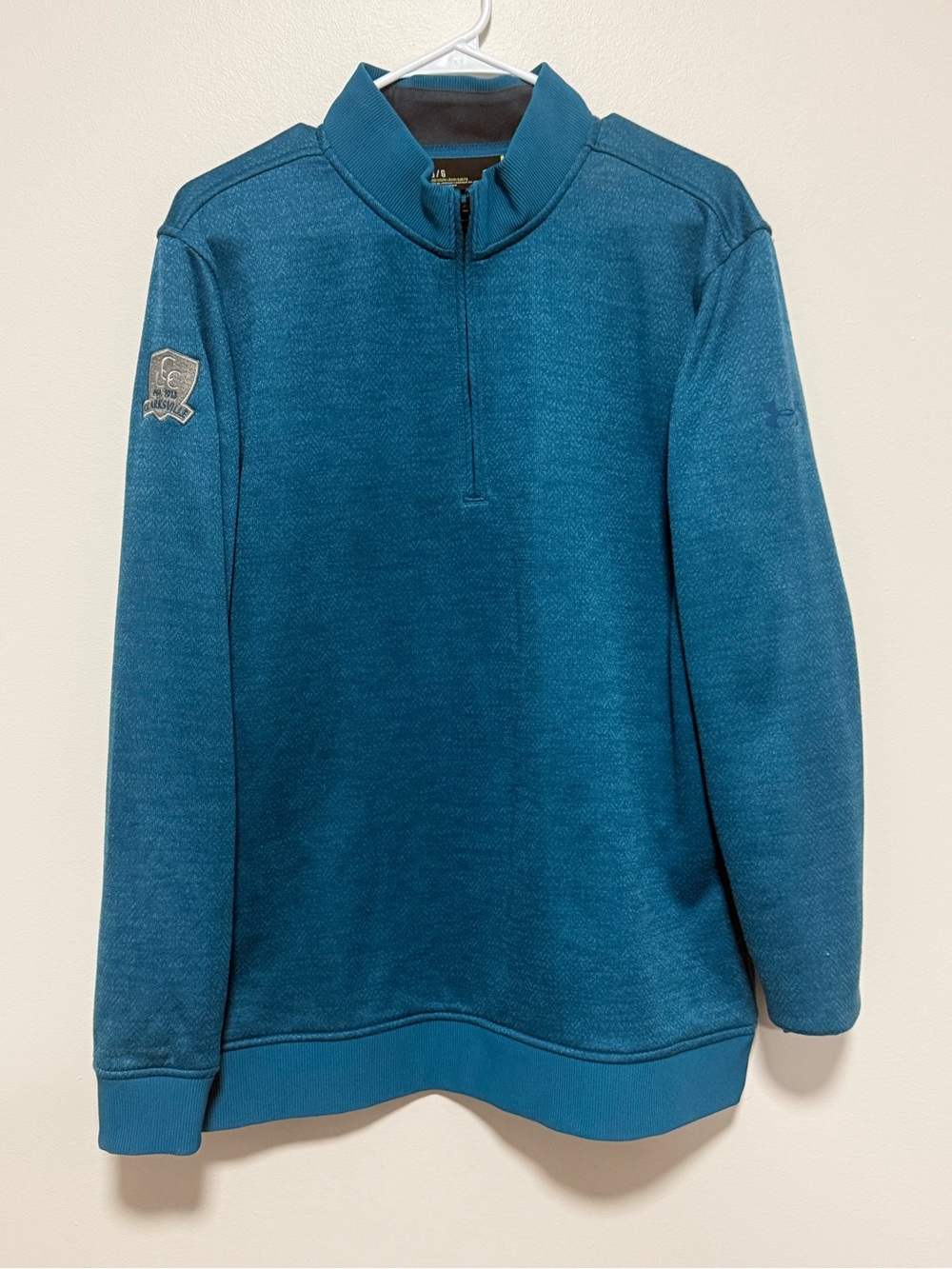 Under Armour Clarksville Country Club Men’s Large Blue 1/4 Zip Golf Pullover